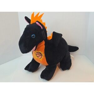 FOCO Phoenix Suns NBA Plush Dragon Stuffed Animal Black Orange Mascot 8 Inch